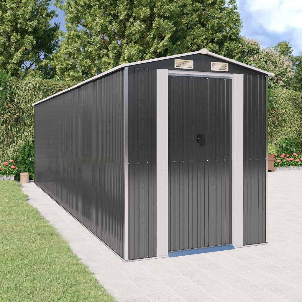 Vidaxl - Abri de jardin Anthracite 192x689x223 cm Métal galvanisé 13.2m² vidaXL 3147455