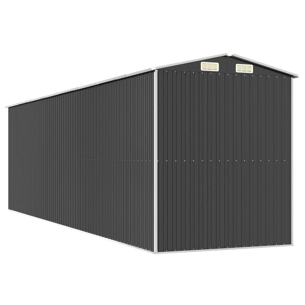 Vidaxl - Abri de jardin Anthracite 192x689x223 cm Métal galvanisé 13.2m² vidaXL 3147455 - Image 6