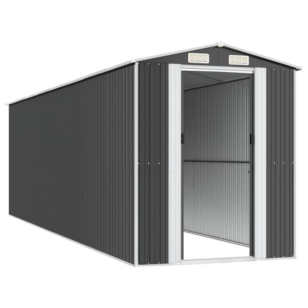 Vidaxl - Abri de jardin Anthracite 192x689x223 cm Métal galvanisé 13.2m² vidaXL 3147455 - Image 5