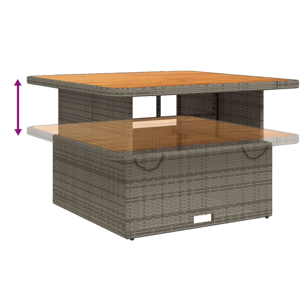 ComfortXL - Salon de Jardin Gris 4 Places avec Banc 2 Personnes et 2 Fauteuils Inclinables, Table Réglable – ComfortXL Outdoor Living - Image 8