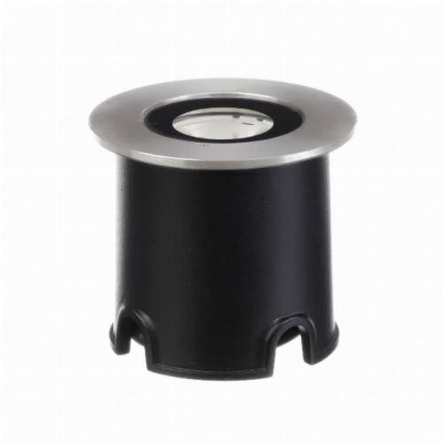 Jardiprotec - Spot de sol Terra Round aluminium 24V - 2,5W - Gris - Imagen 2