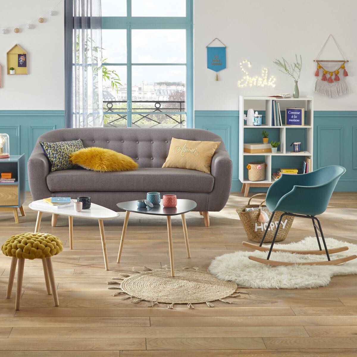 Atmosphera - Tapis "Cosy'ness" jute D80cm - Atmosphera Créateur d'intérieur - Imagen 1