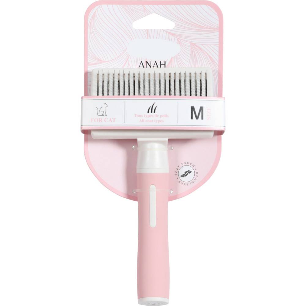animallparadise - Brosse SLICKER retractable taille M pour chats - Imagen 3