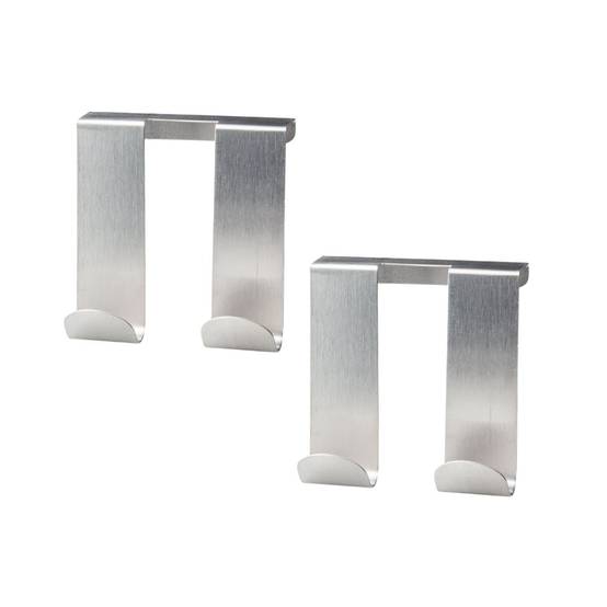 Lot de 2 crochets muraux en métal Fackelmann Tecno - Image 1