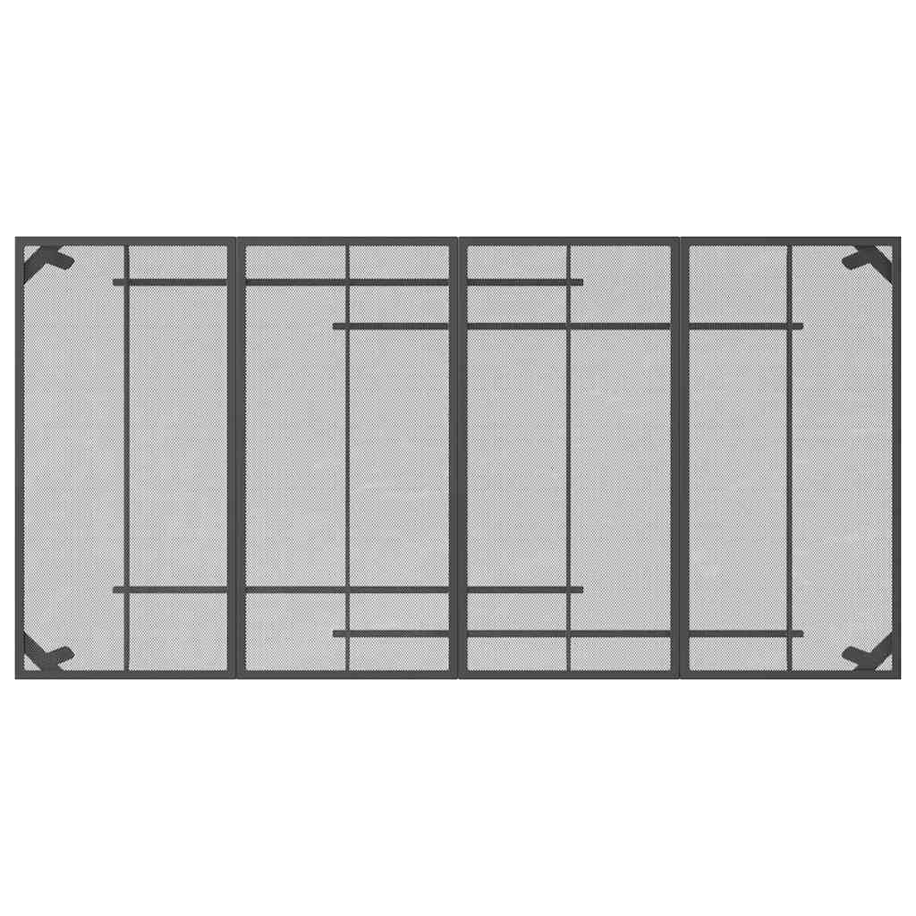 PANGIVO - Table de Jardin Anthracite 200 x 100 x 72 cm Treillis d'Acier - PANGIVO - Image 5
