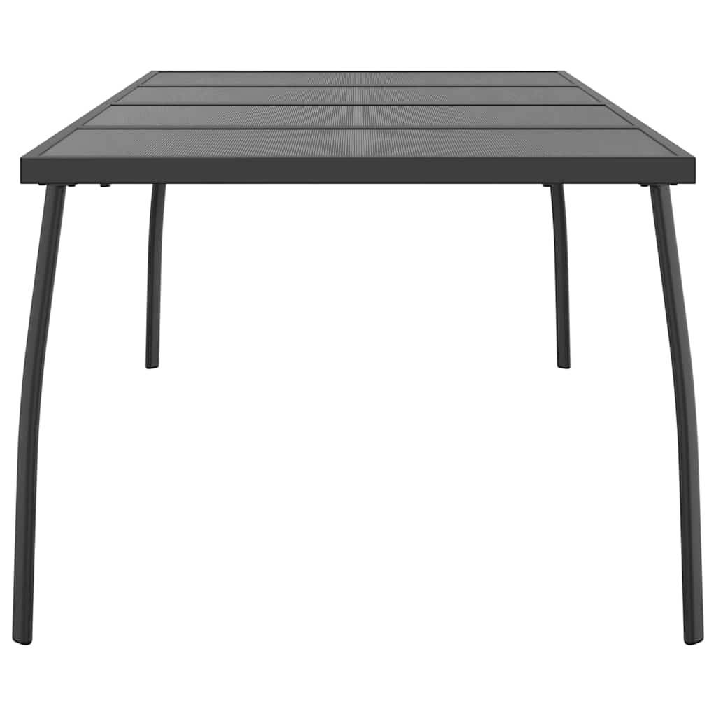 PANGIVO - Table de Jardin Anthracite 200 x 100 x 72 cm Treillis d'Acier - PANGIVO - Image 4
