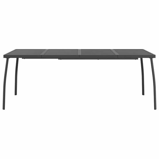 PANGIVO - Table de Jardin Anthracite 200 x 100 x 72 cm Treillis d'Acier - PANGIVO - Image 3