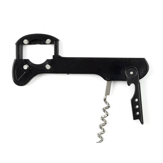 Cook Concept - Tire-Bouchon 3 en 1 "Décapsuleur" 14cm Noir - Image 2
