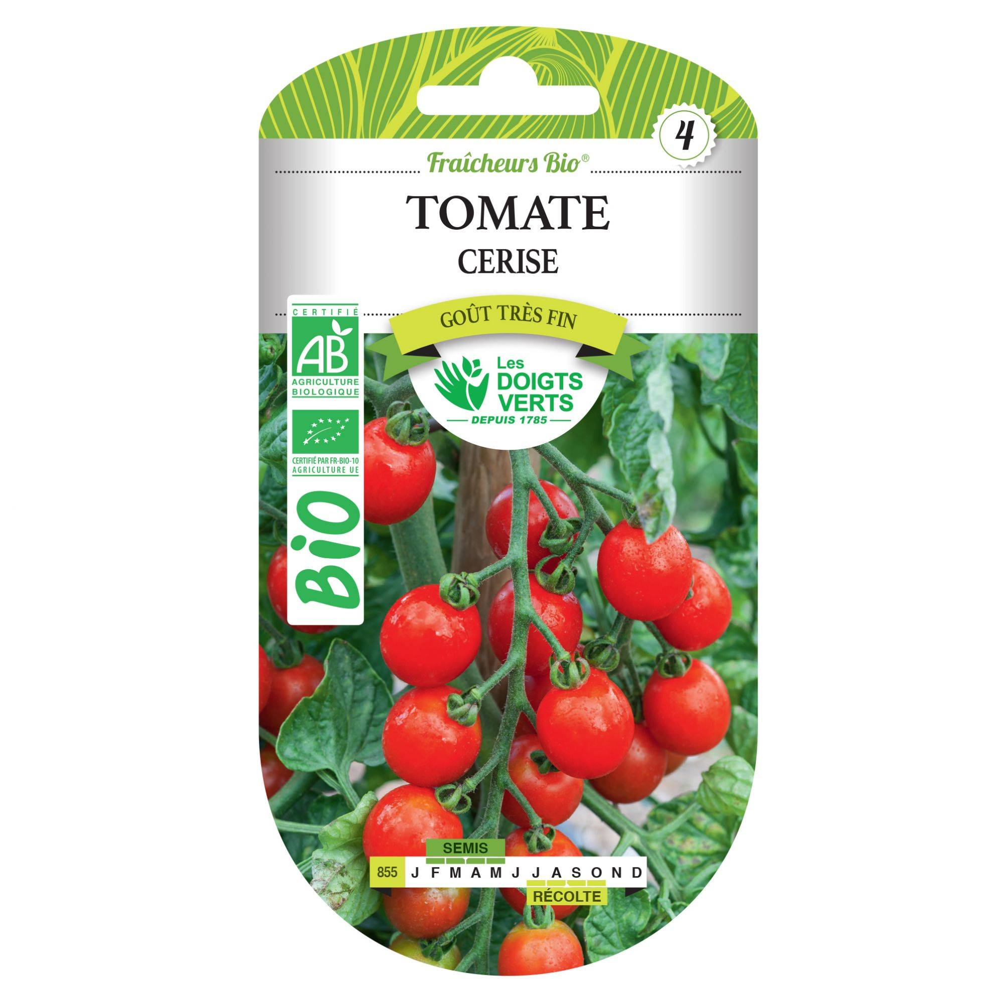 Graines tomate cerise BIO Les Doigts Verts - Image 1