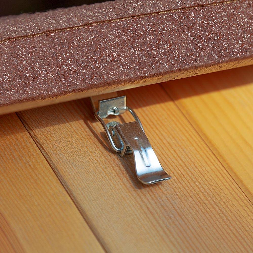 Ferplast - Ferplast Niche pour chiens pour l'extérieur DOMUS MINI, en bois FSC, Pieds isolants en plastique, Porte anti-morsures en aluminium - Imagen 7