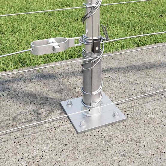 Poteau clôture acier galvanisé 50 x 1,2 m, Poids :60.75kg - PANGIVO - Image 4