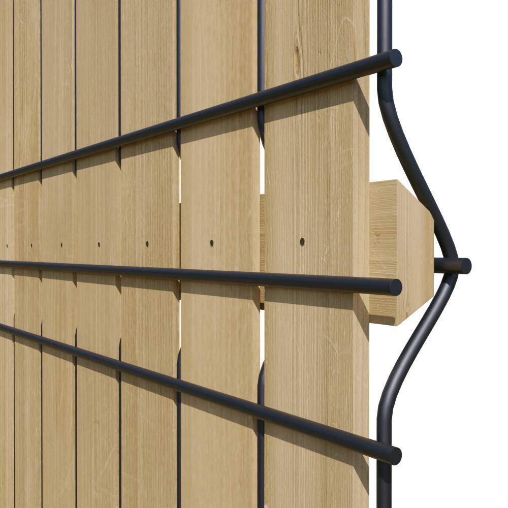 Decklinea - Kit Occultation Bois - L2,5 x H1,73m - Epicea - Autoclave - Protege Contre Insecte & Champignons - Pose Facile et Rapide - Imagen 4