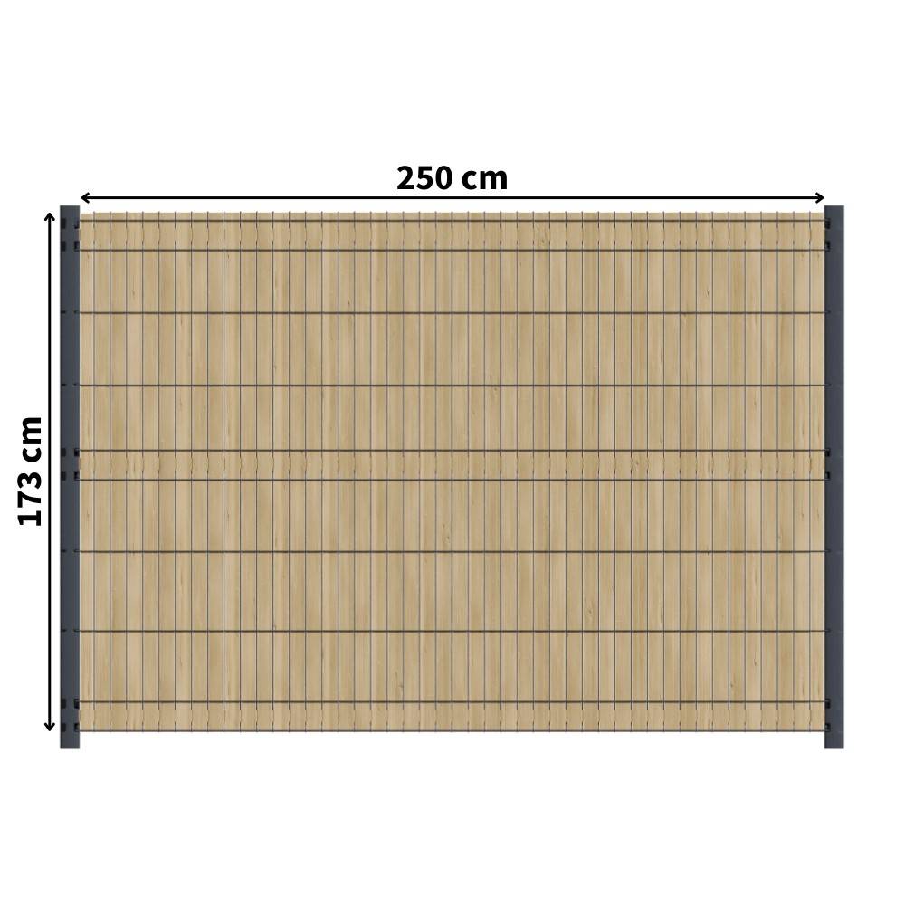Decklinea - Kit Occultation Bois - L2,5 x H1,73m - Epicea - Autoclave - Protege Contre Insecte & Champignons - Pose Facile et Rapide - Imagen 1