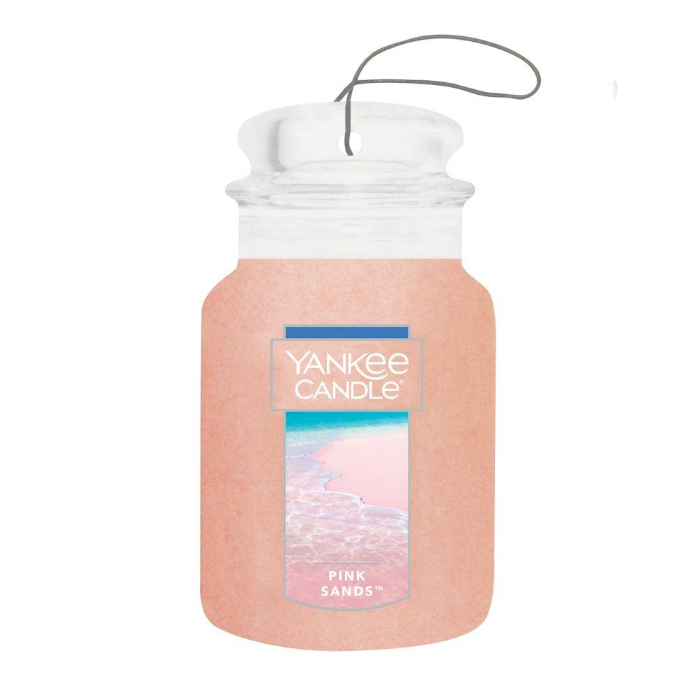 Yankee Candle - Ambientador para coche Car Jar de cartón Pink Sands - YANKEE CANDLE