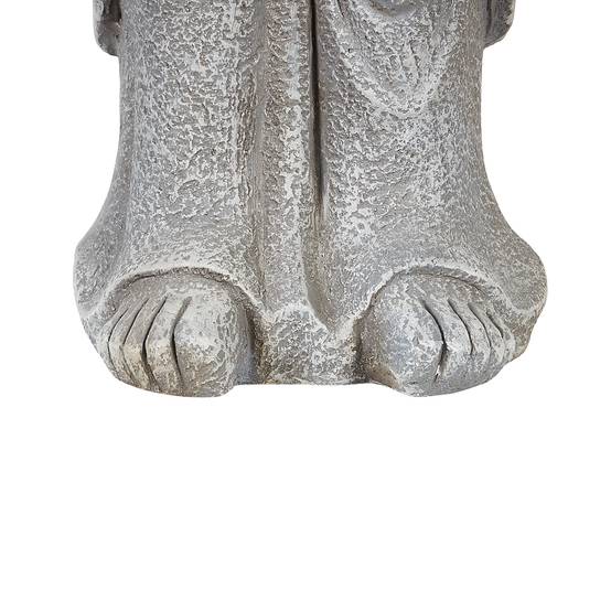 Beliani - Statue de jardin Oxyde de magnésium Gris THOIRY - 21x20x70- Beliani - Image 8