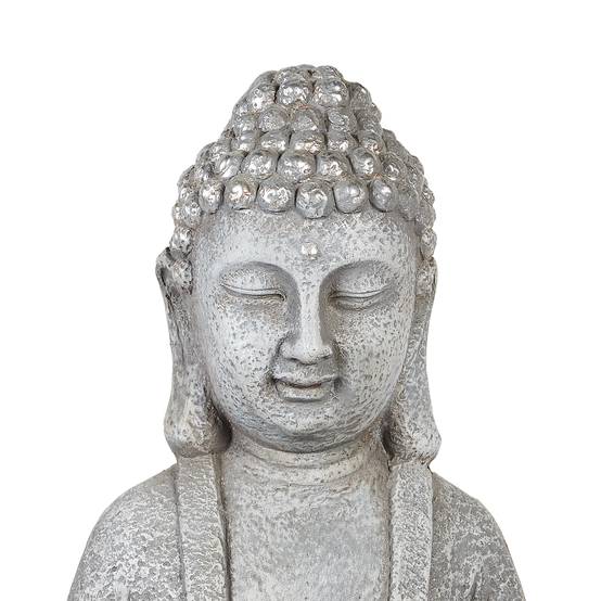 Beliani - Statue de jardin Oxyde de magnésium Gris THOIRY - 21x20x70- Beliani - Image 7