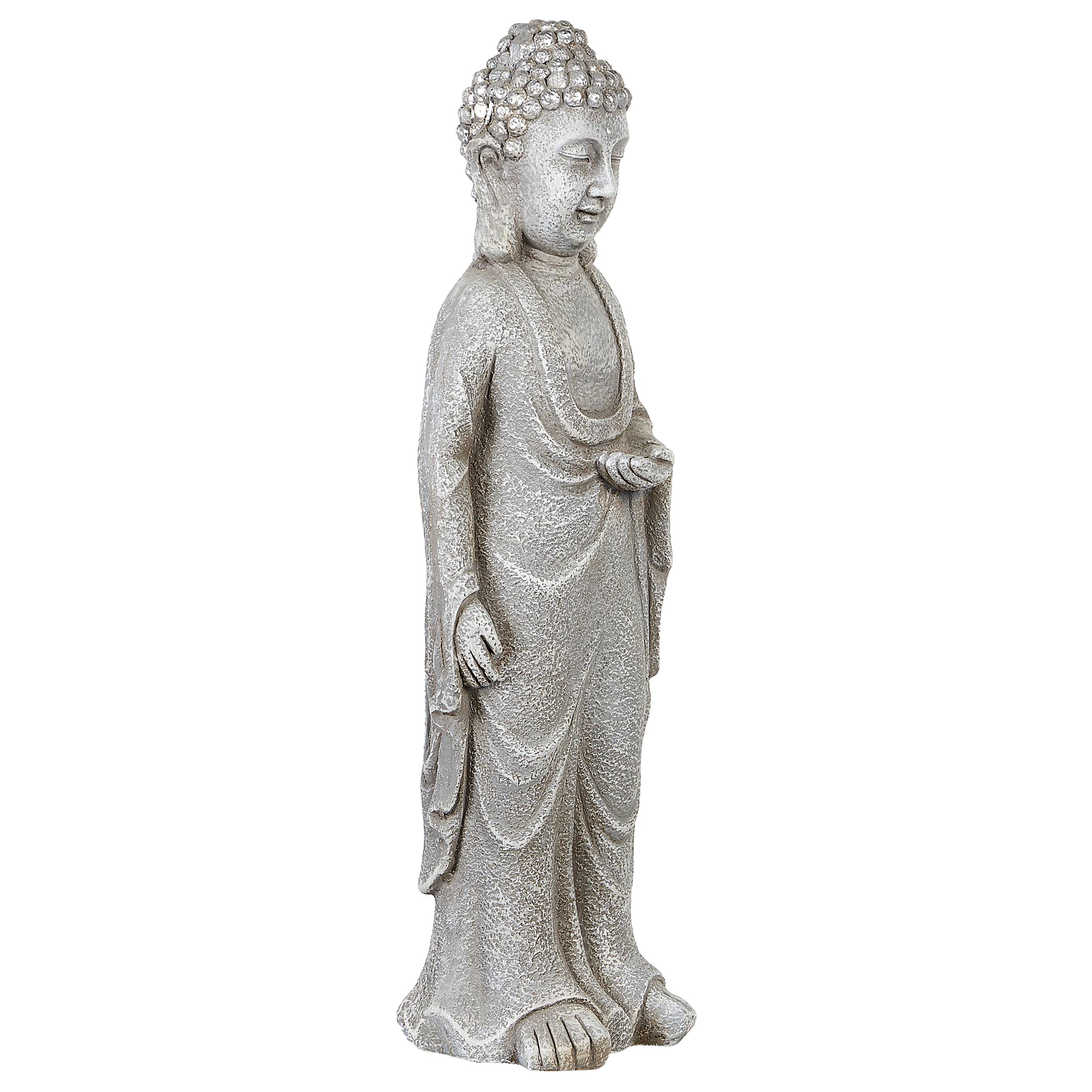 Beliani - Statue de jardin Oxyde de magnésium Gris THOIRY - 21x20x70- Beliani - Image 2
