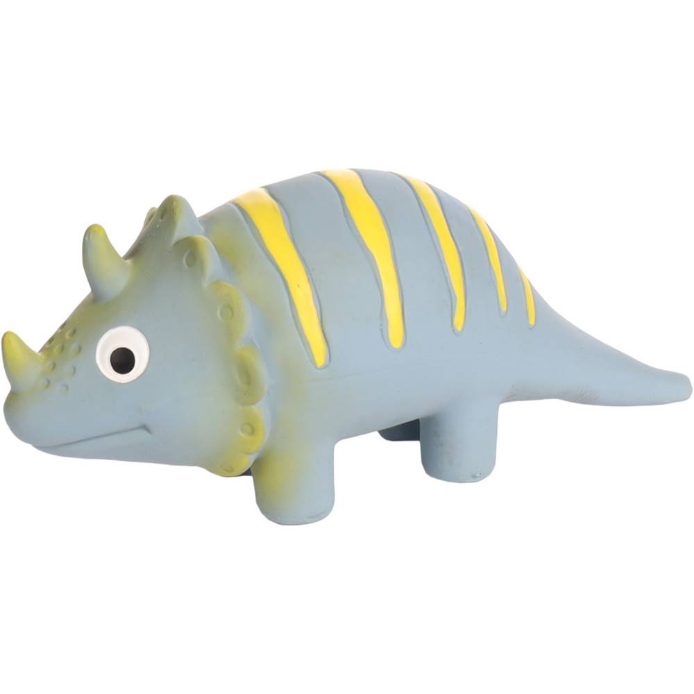 Flamingo - jeux Dinosaure gris en latex hauteur 9 cm pour chien - Imagen 2