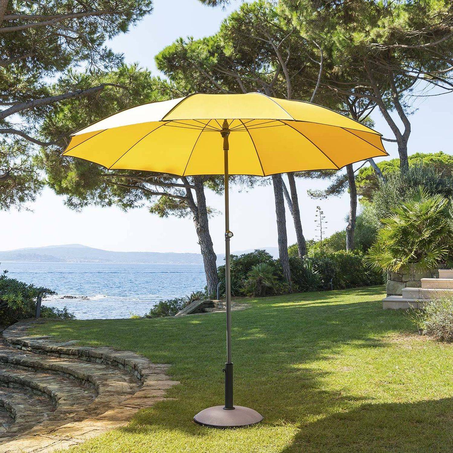 Hesperide - Parasol droit rond Bogota - Inclinable - Diam. 250 cm - Hespéride - Imagen 2