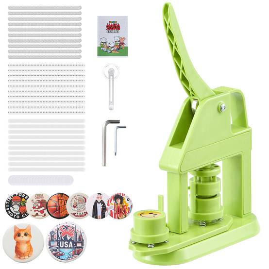 Vevor - VEVOR Machine à Badge Bouton 25 mm en Plastique 500 Kits de Badges pour DIY - Image 1