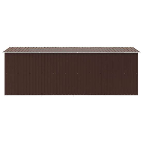 Vidaxl - Abri de jardin 257x489x181 cm Métal Marron vidaXL 143351 - Image 7