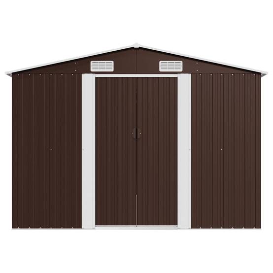 Vidaxl - Abri de jardin 257x489x181 cm Métal Marron vidaXL 143351 - Image 6