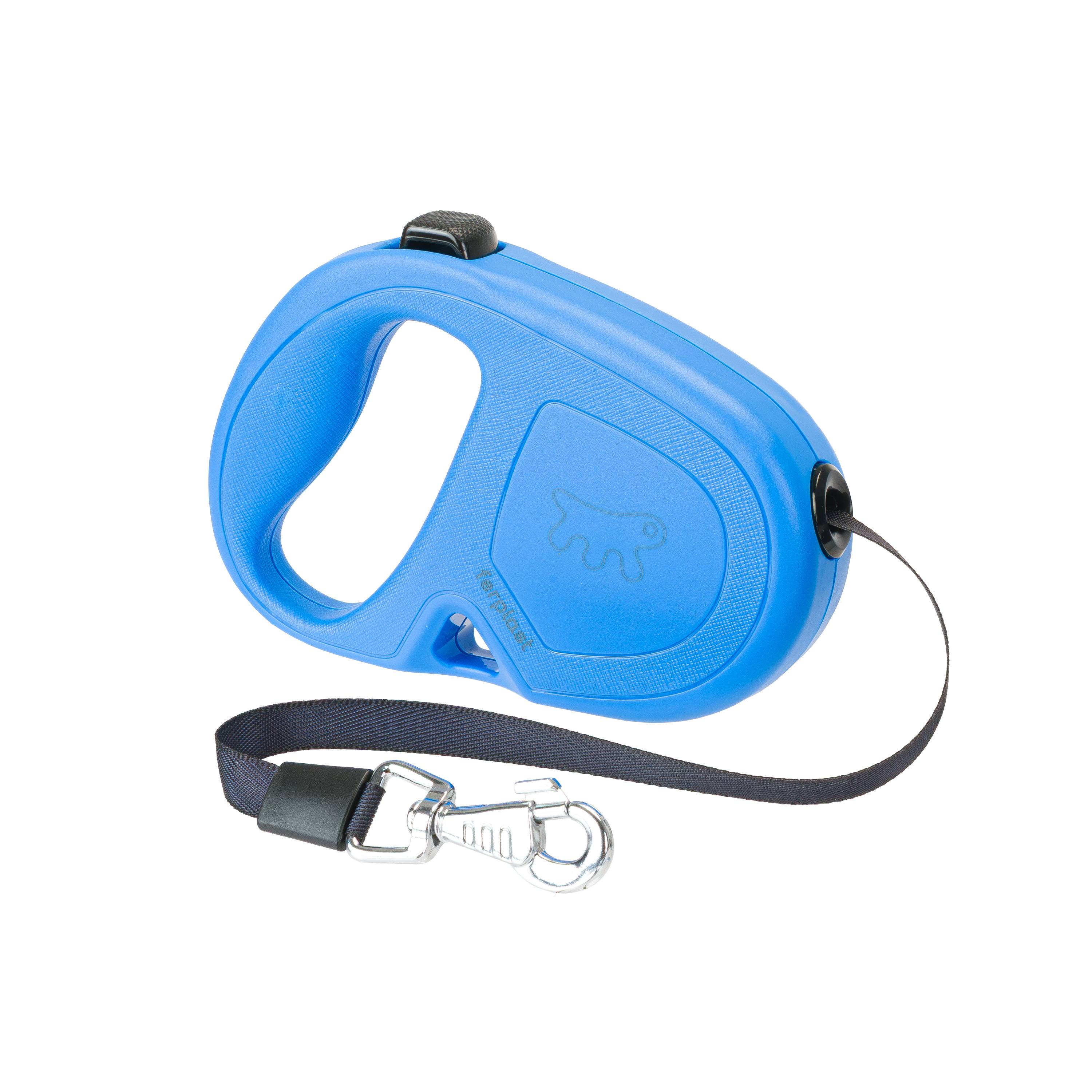 Ferplast - Ferplast Laisse Chien Enrouleur FLIPPY ONE, Laisse pour Chiens de Taille Moyenne jusqu'à 25 Kg. Sangle Extensible max 5 m. Bouton unique pour - Imagen 1