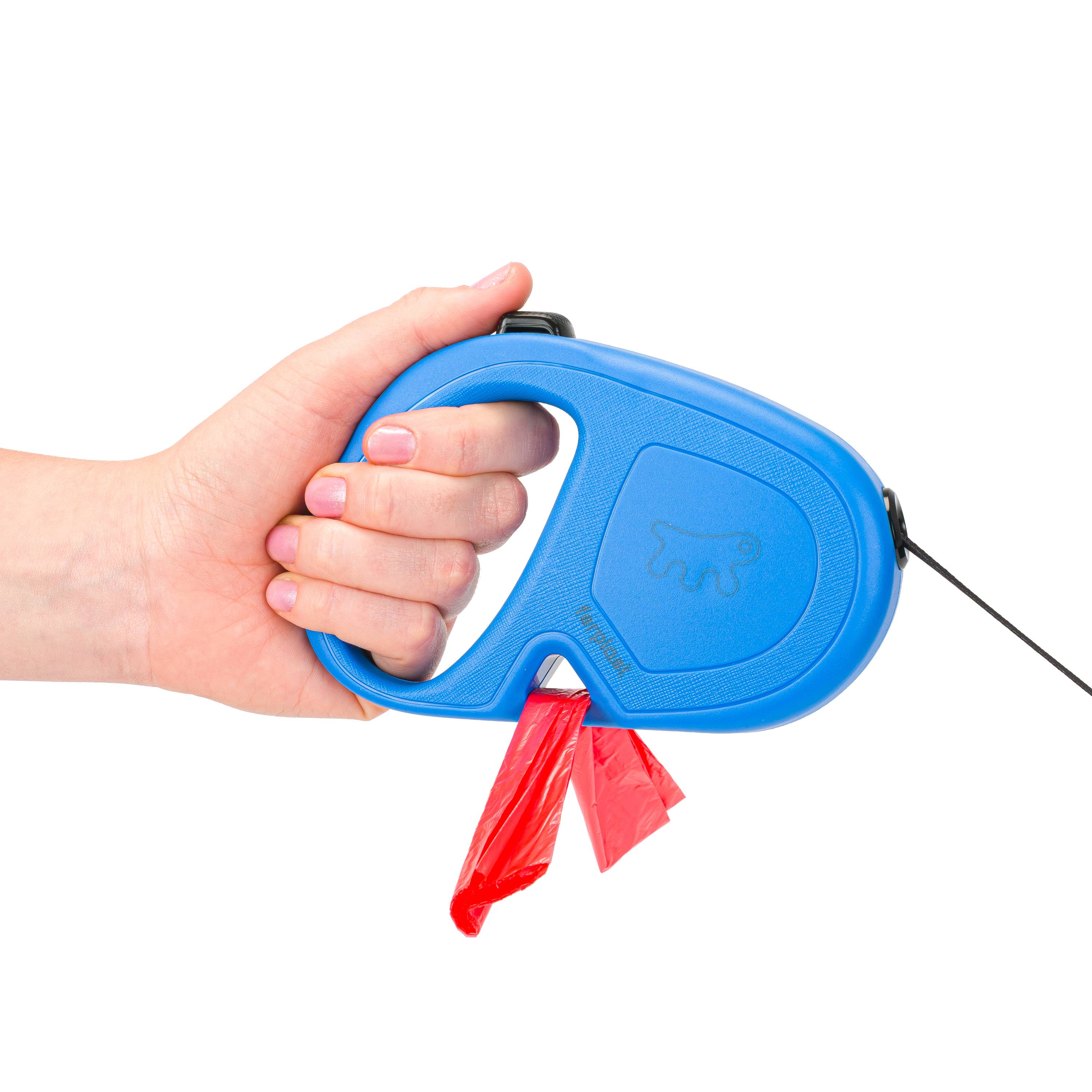 Ferplast - Ferplast Laisse Chien Enrouleur FLIPPY ONE, Laisse pour Chiens de Taille Moyenne jusqu'à 25 Kg. Sangle Extensible max 5 m. Bouton unique pour - Imagen 8