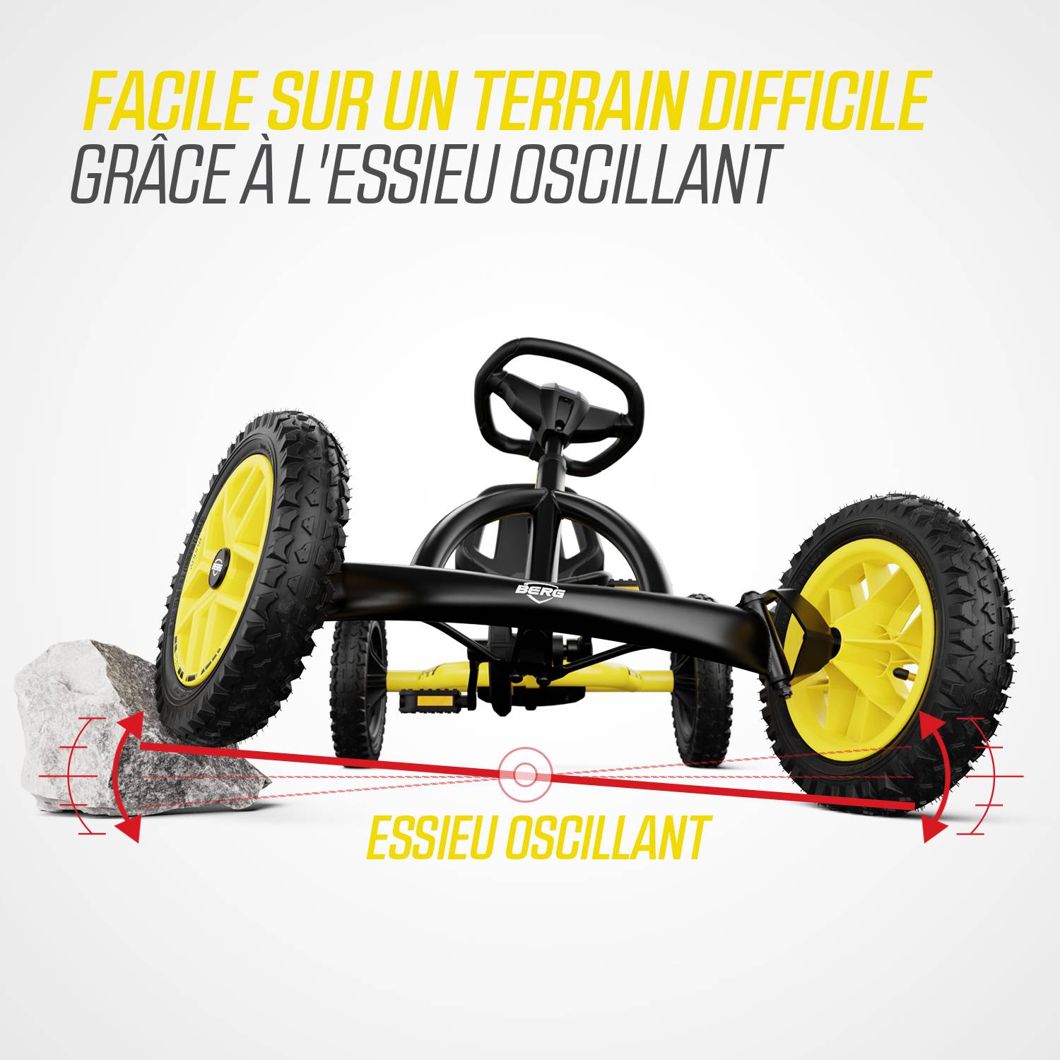 Berg - Kart à pédale Buddy Cross 3-8 ans 3-8 ans, BERG - Imagen 5