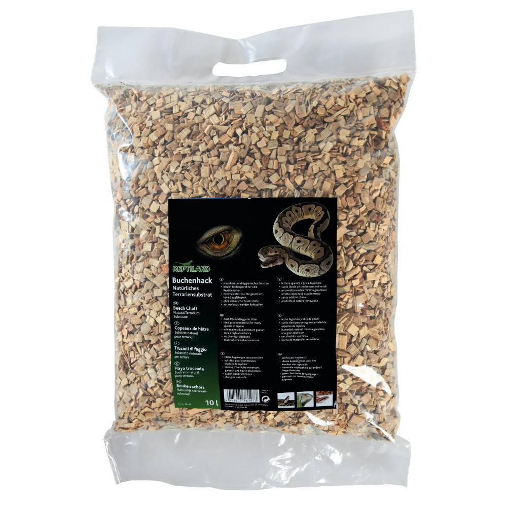 Copeaux de hêtre 10 Litres substrat naturel terrarium pour reptiles - Imagen 1