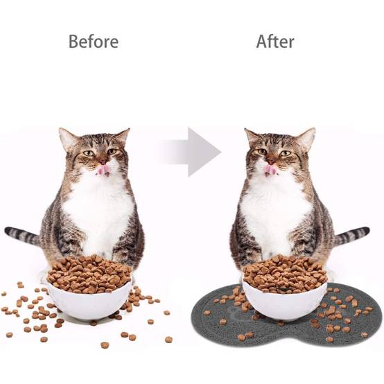 IntiMeg - Tapis d'alimentation en silicone pour chat - IntiMeg - Image 2