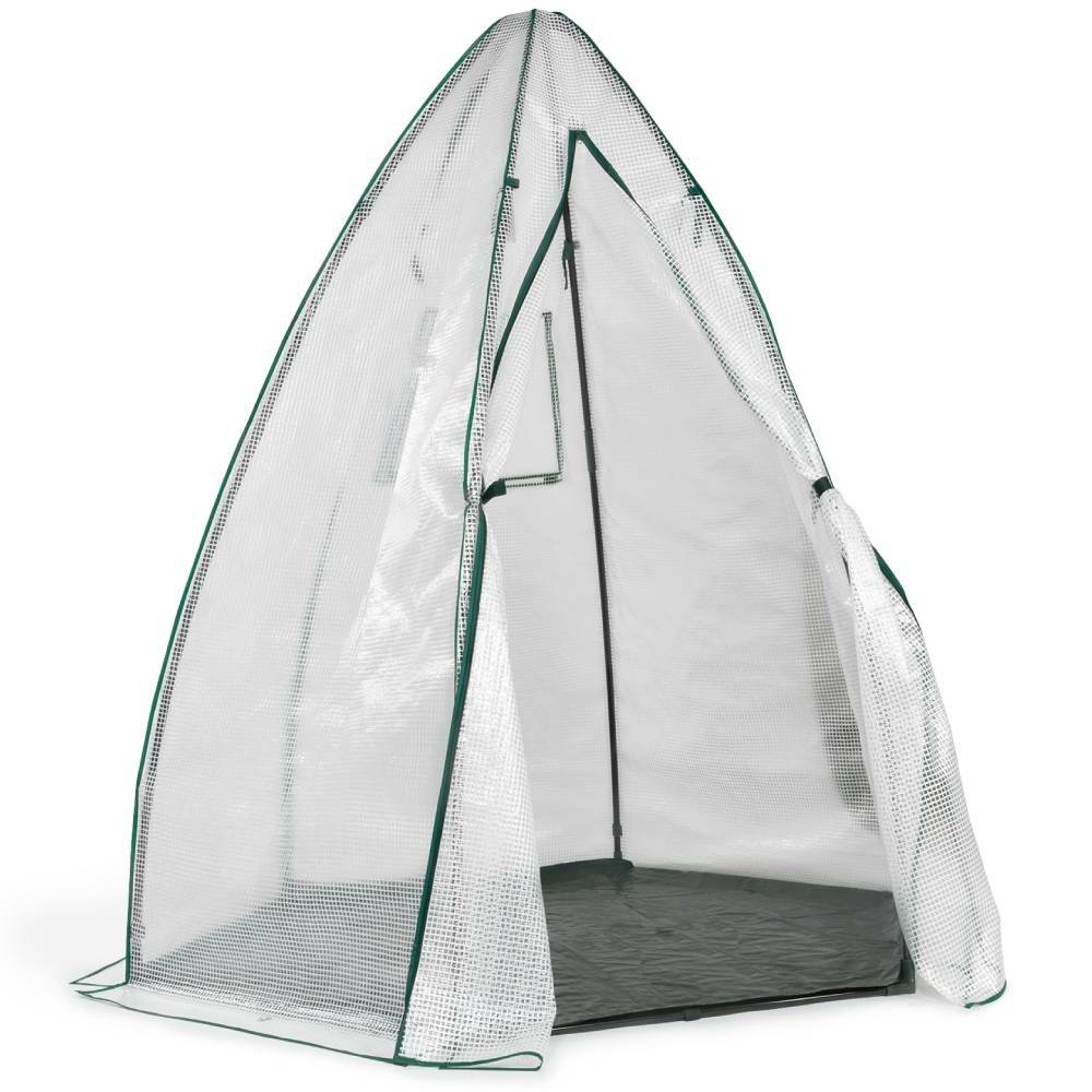 Serre quatre saisons forme dôme "tipi" Ø 160 x H. 180 Transparent - Image 1
