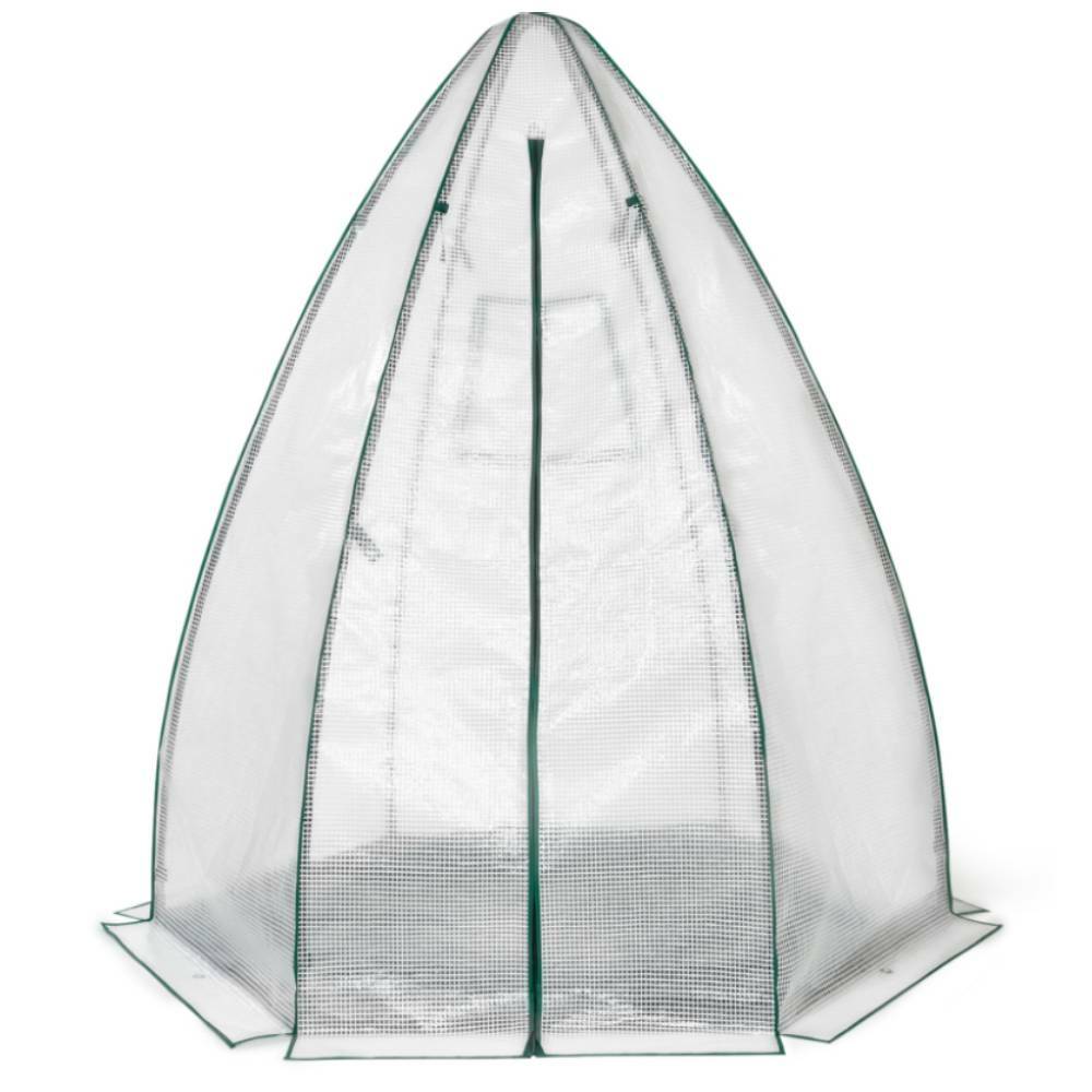 Serre quatre saisons forme dôme "tipi" Ø 160 x H. 180 Transparent - Image 4
