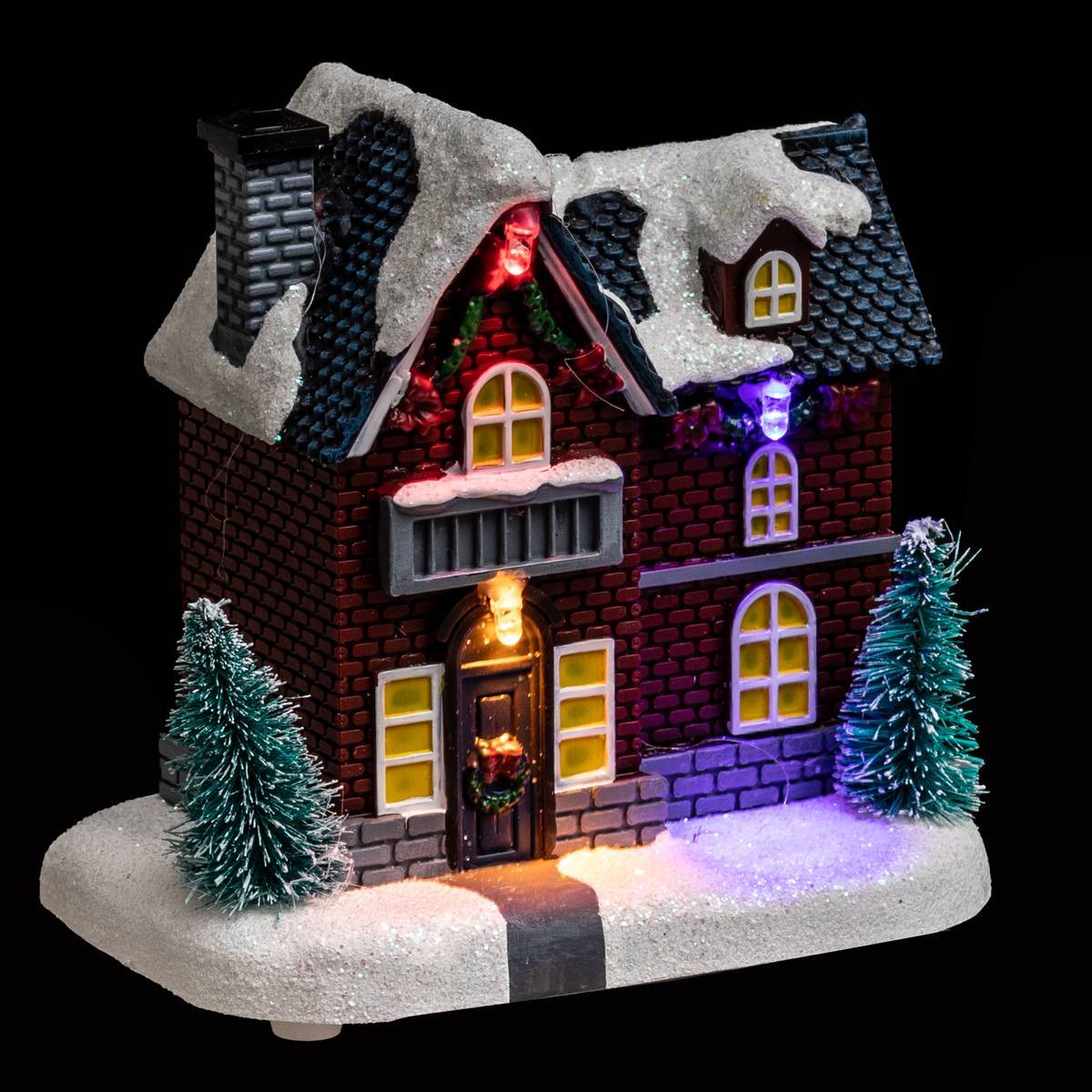 Feeric Christmas - Sujet lumineux chalet 4 LED assorti - Feeric Lights & Christmas - Imagen 3
