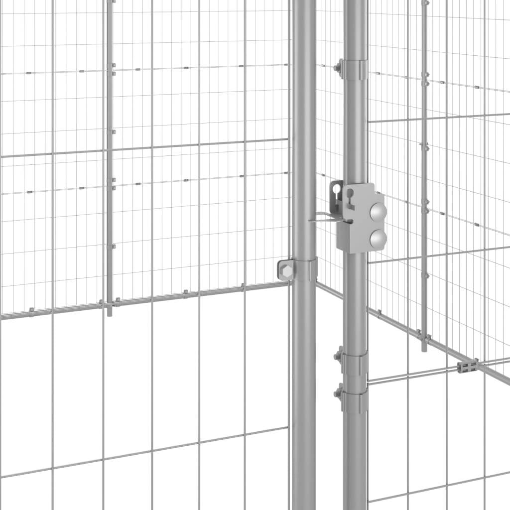 Vidaxl - Chenil extérieur Acier galvanisé 14,52 m² vidaXL 3082318 - Imagen 4