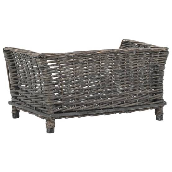 ComfortXL - Panier chien en saule gris avec coussin confortable petit modèle 50cm – ComfortXL Pet Living - Image 3