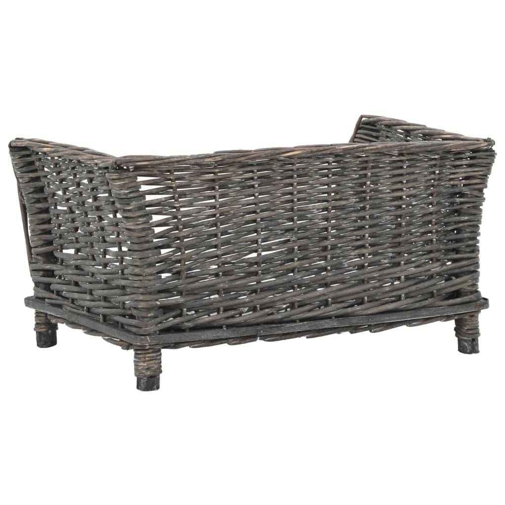 ComfortXL - Panier chien en saule gris avec coussin confortable petit modèle 50cm – ComfortXL Pet Living - Image 3