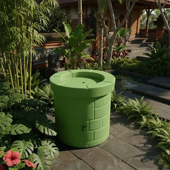 Récupérateur d'eau de pluie 340l + kit complet - plast'up rotomoulage - Image 4