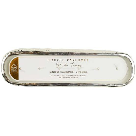 The Home Deco Factory - Bougie parfumée en céramique or du temps 6 mèches The Home Deco Factory - Image 3
