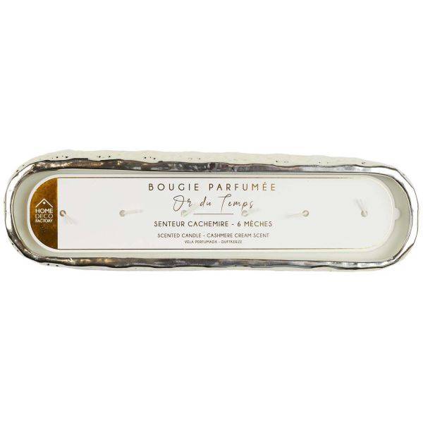 The Home Deco Factory - Bougie parfumée en céramique or du temps 6 mèches The Home Deco Factory - Image 3