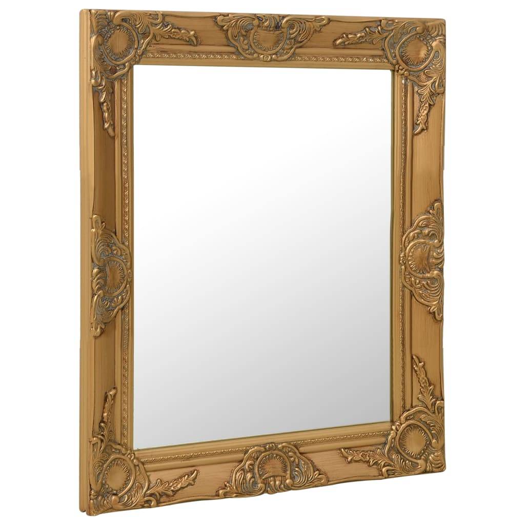 Maison Chic - Miroir mural style baroque 50x60 cm Doré Maison Chic - Image 1