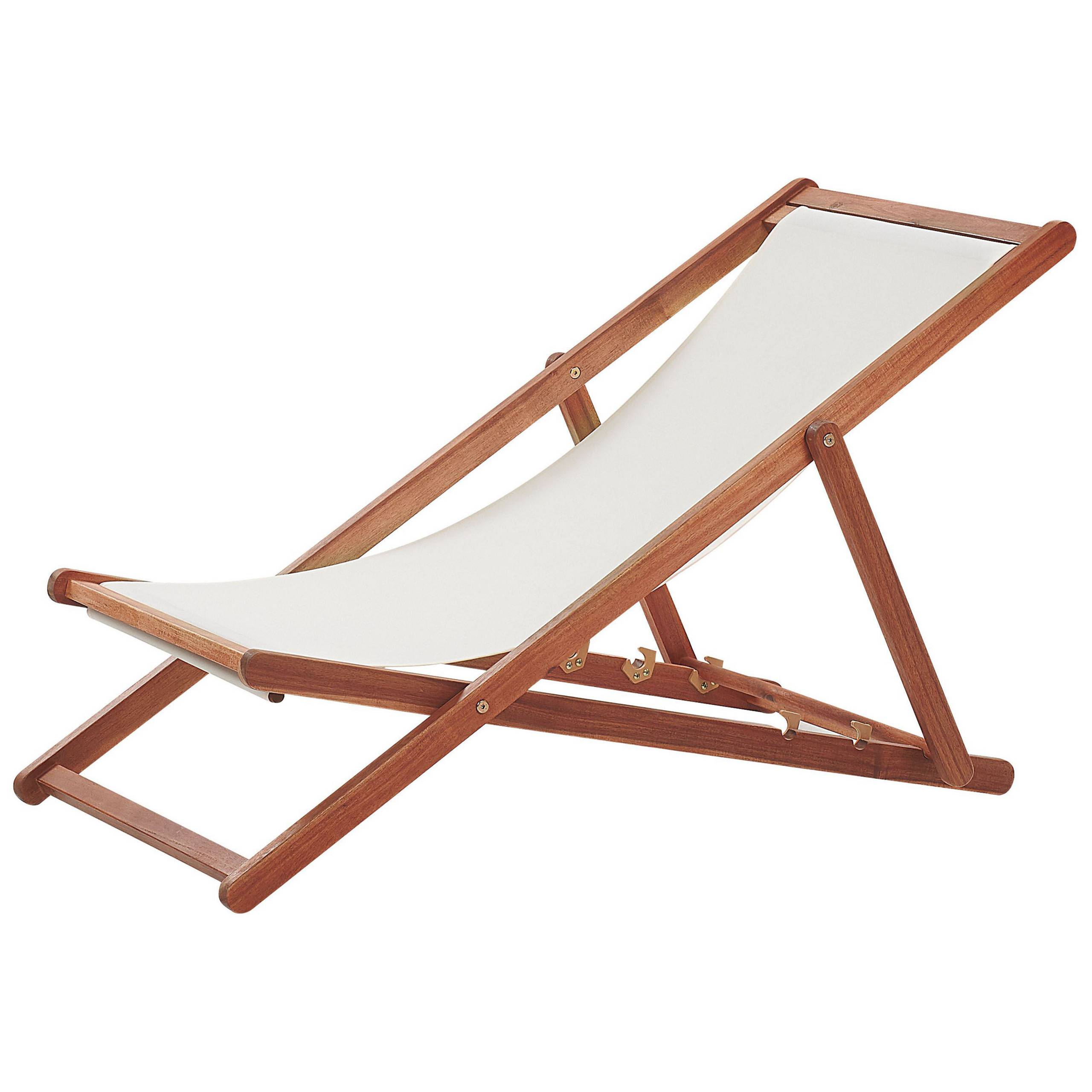 Beliani - Chaise longue Tissu Marron foncé ANZIO - Beliani - Imagen 6