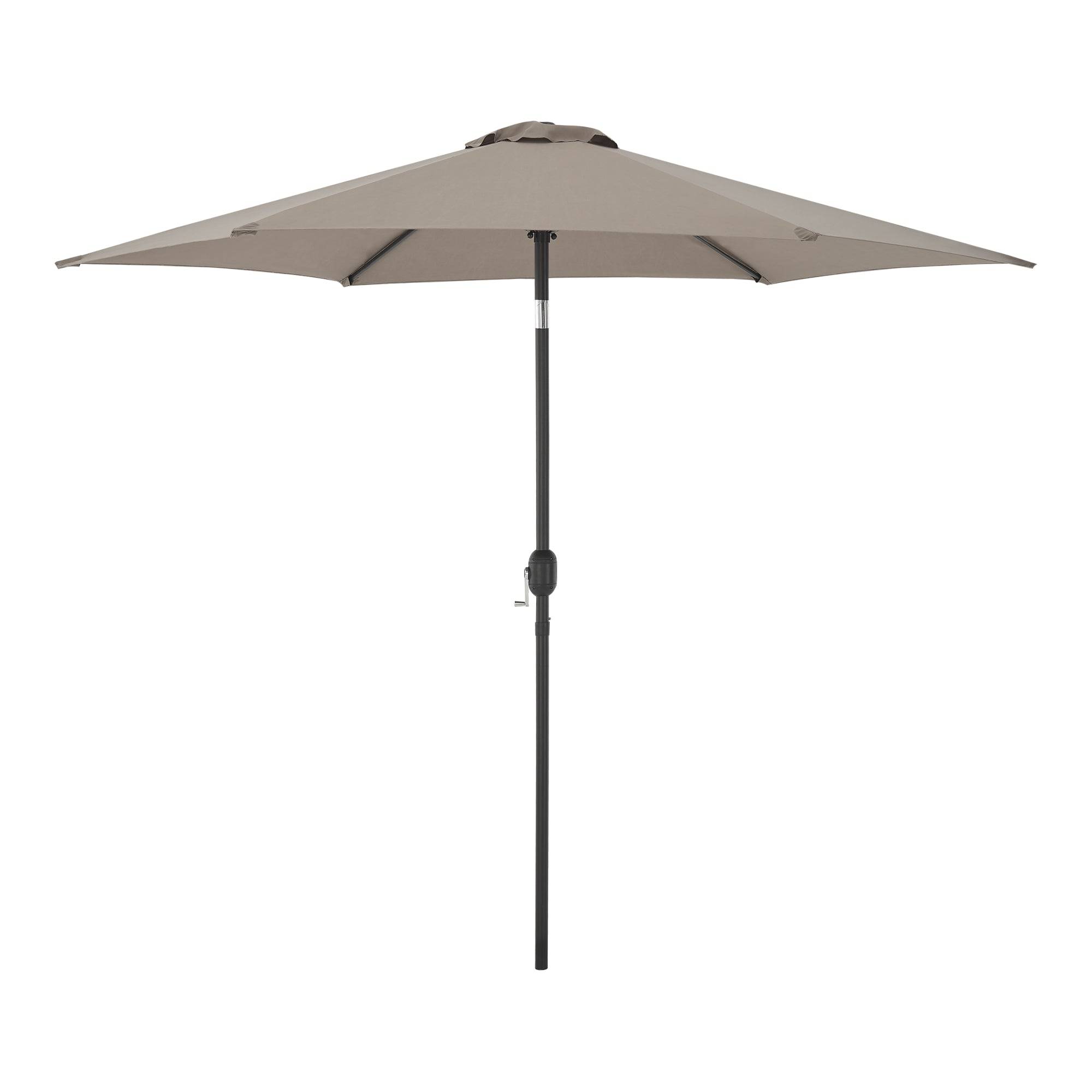 Helloshop26 - Parasol hexagonal polyester 270 x 235 khaki - Imagen 1