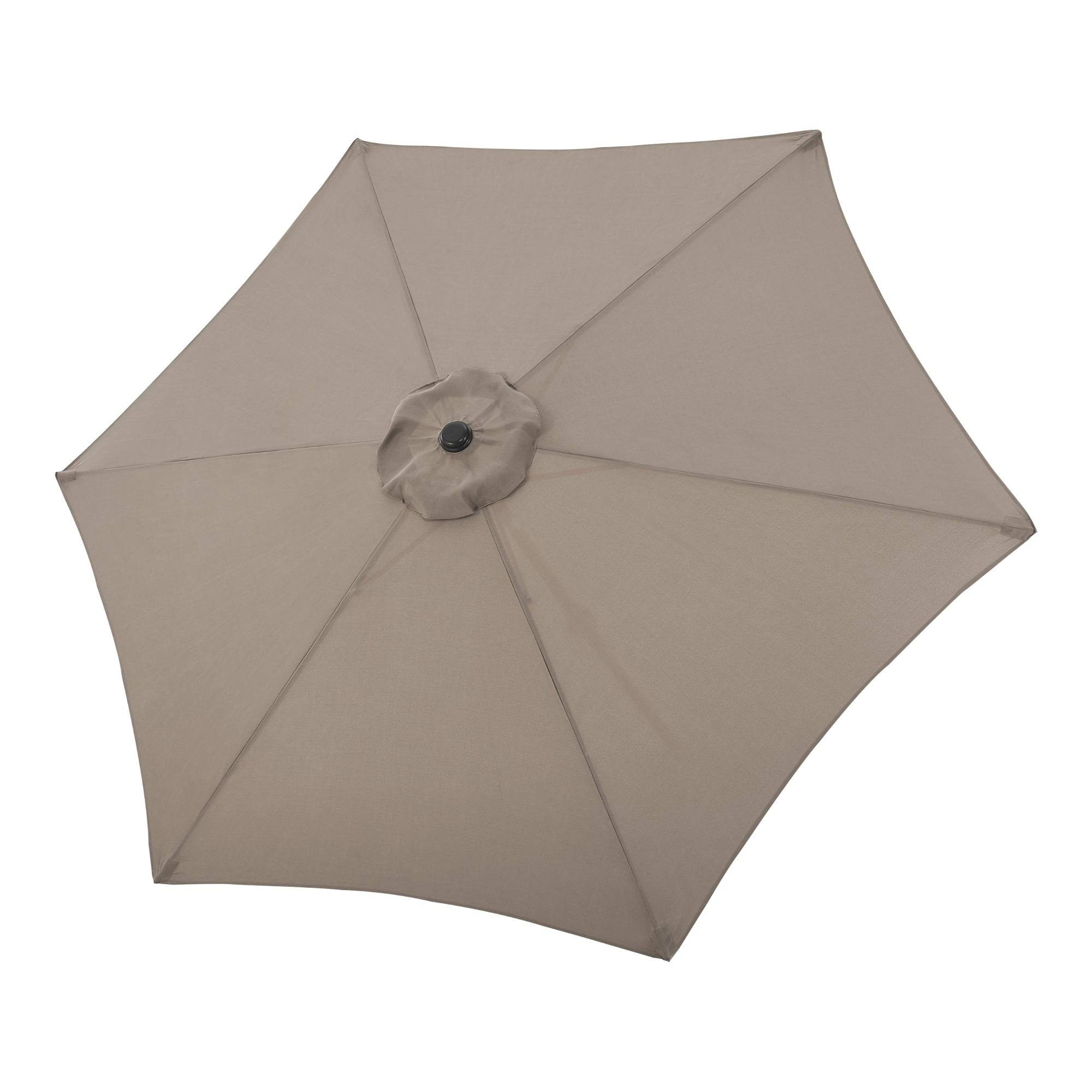 Helloshop26 - Parasol hexagonal polyester 270 x 235 khaki - Imagen 4