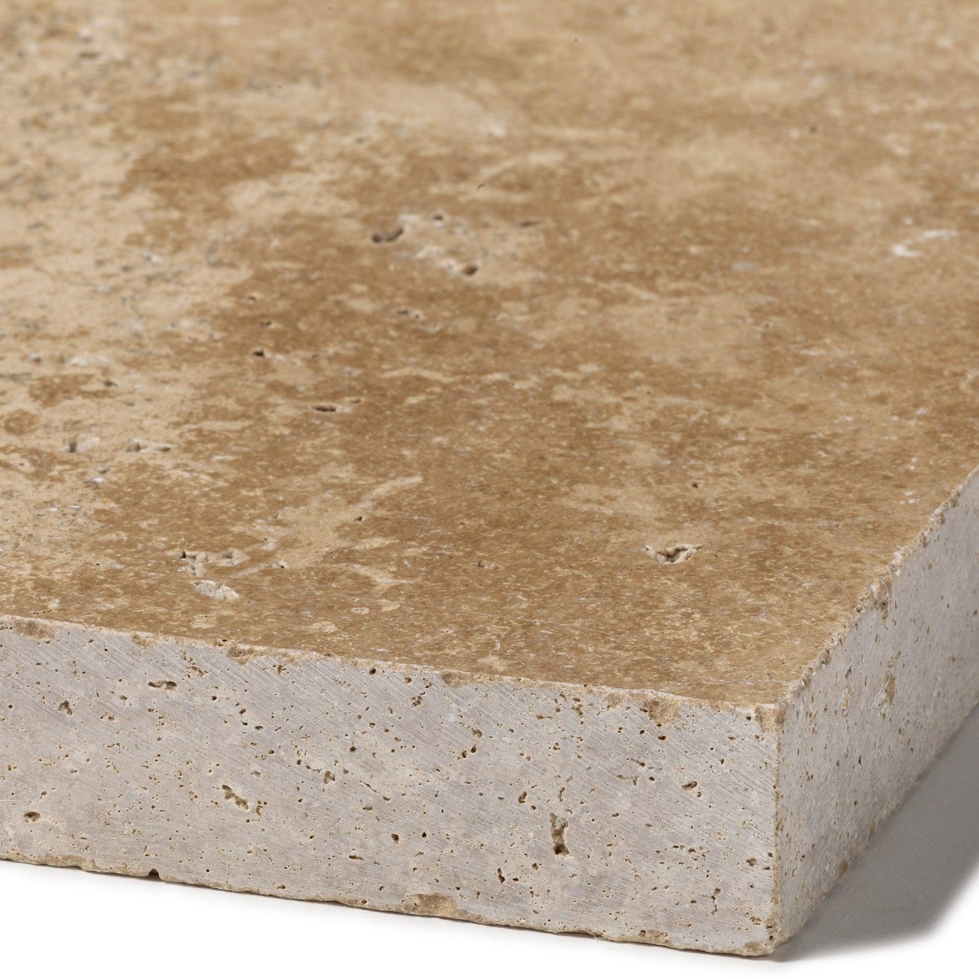RO'MA Nature - Pas japonais Rectangle Travertin Beige Nuancé 61x33x3 cm (à l'unité) - RO'MA NATURE - Image 3
