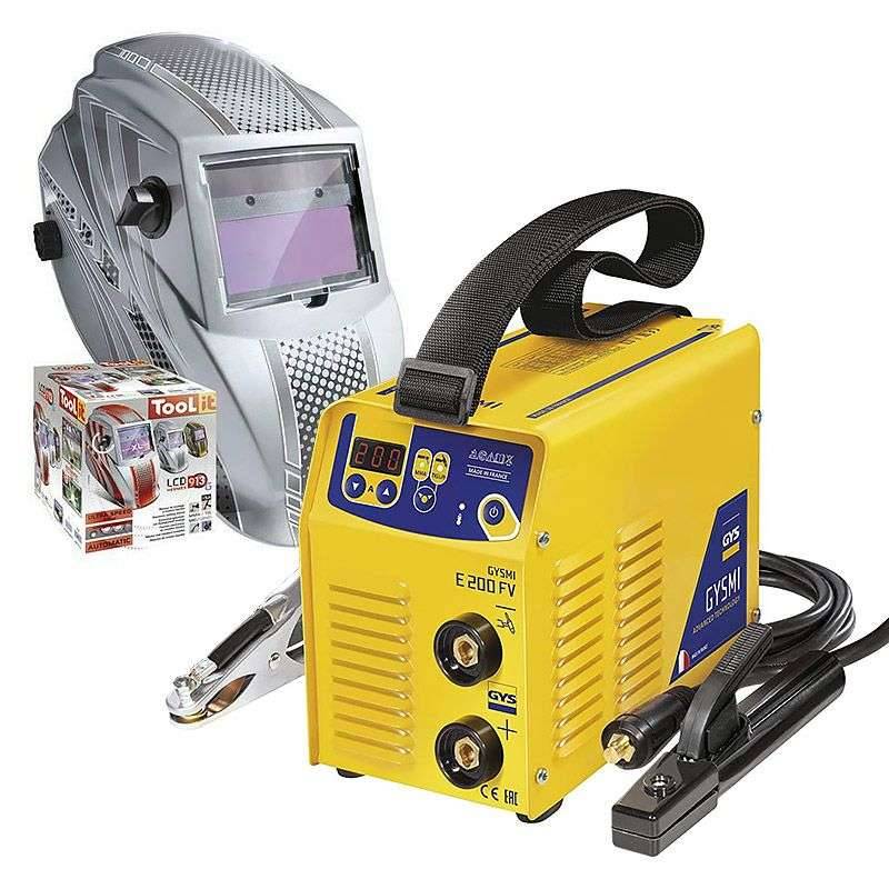 Pack GYSMI E200 FV et masque LCD HERMES 9/13 Gys - Imagen 1