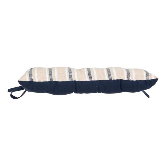 Galette de Chaise à Rayures "Groove" 38x38cm Bleu Marine - Image 2