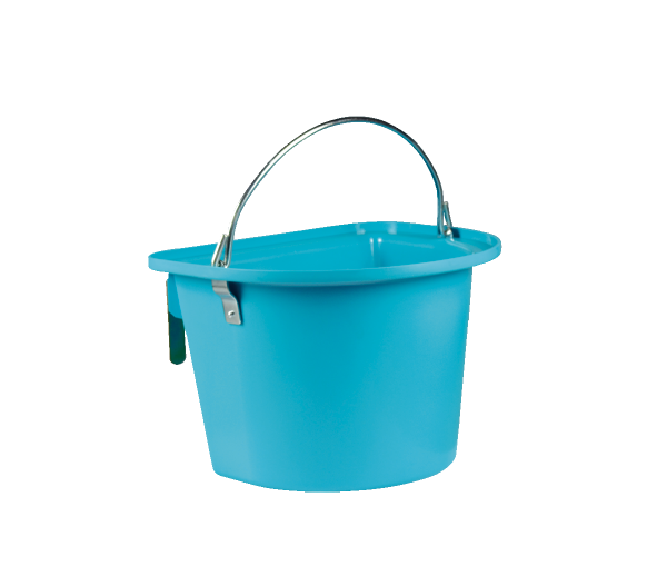 Horizont - Mangeoire turquoise avec anse et crochets de suspension - Imagen 1