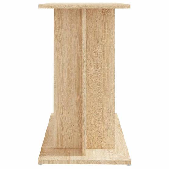 Meuble Aquarium Bois d'Ingénierie Support Rangement 80x35x60cm Chêne Sonoma - ComfortXL Outdoor Living - Image 5