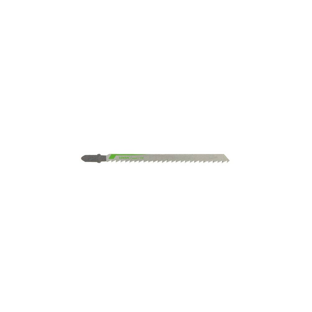 5 lames de scie sauteuse CV - Lu. 110 mm pas 4 mm - coupe fine pour bois - LEMAN - 7005.05 - Imagen 1